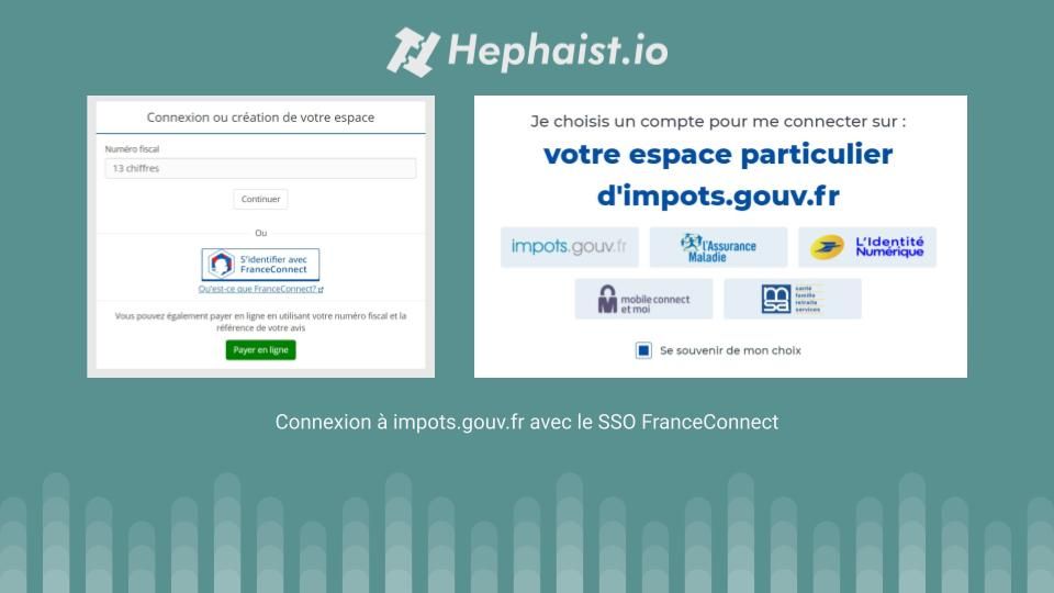 Connexion à impots.gouv.fr avec le SSO FranceConnect